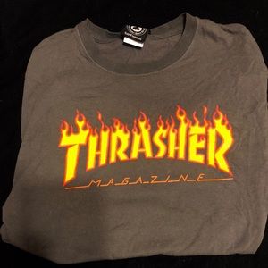 Thrasher flame shirt